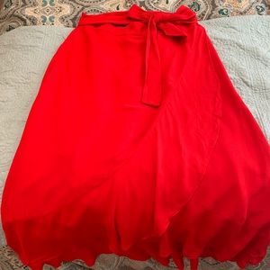 Ann Taylor faux wrap skirt